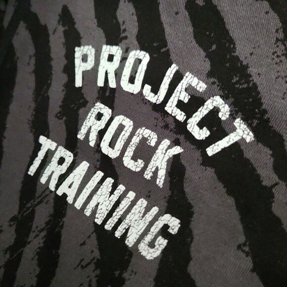 UA Men’s Project Rock Rival Fleece Sleeveless Hoodie LG Training Gymcore NWT - Picture 6 of 7